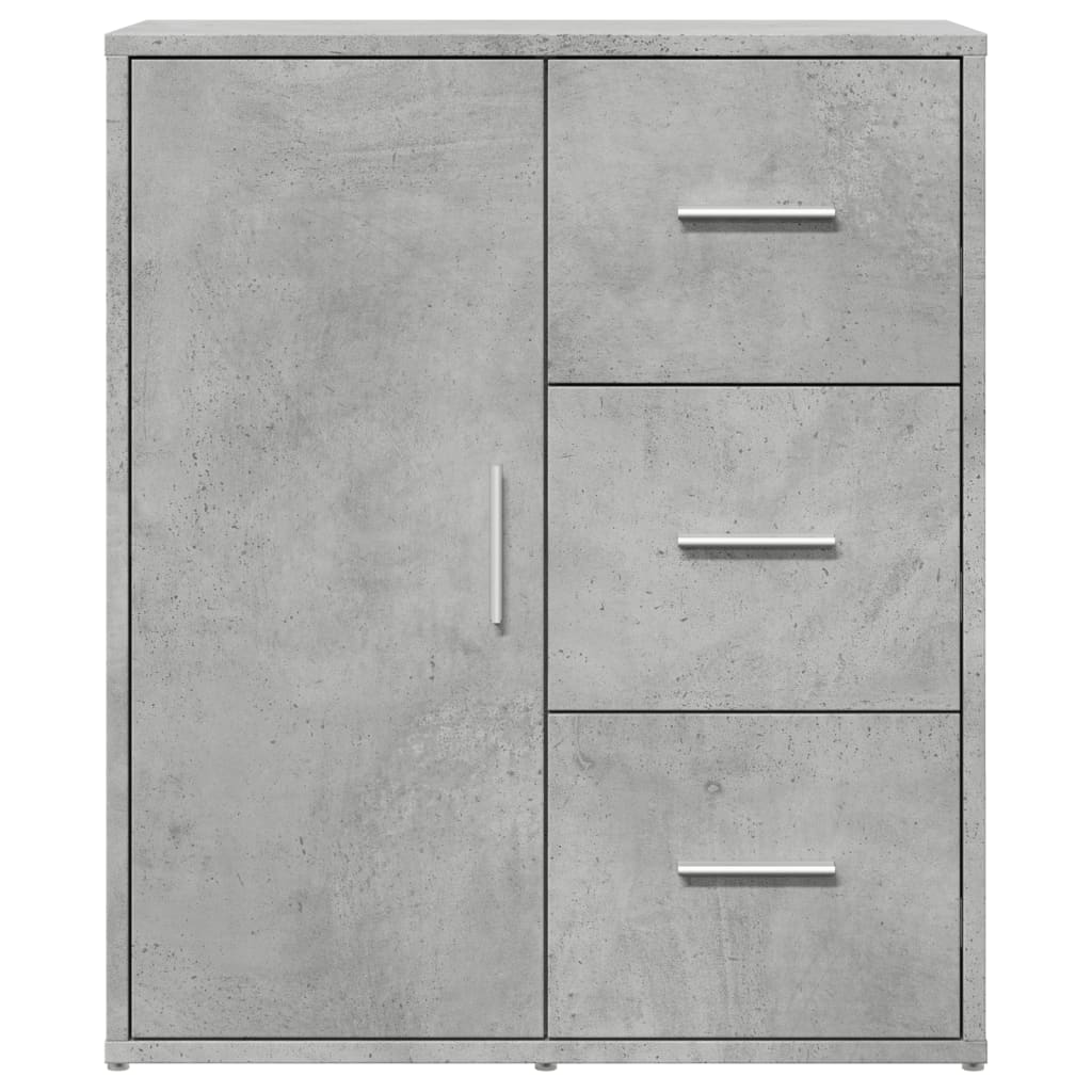 Komode 2 kom beton sive 60 x 31 x 70 cm od konstruiranog drva