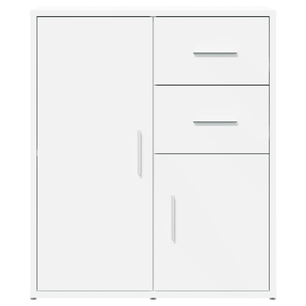 Komoda 2 kom bijela 60 x 31 x 70 cm od konstruiranog drva