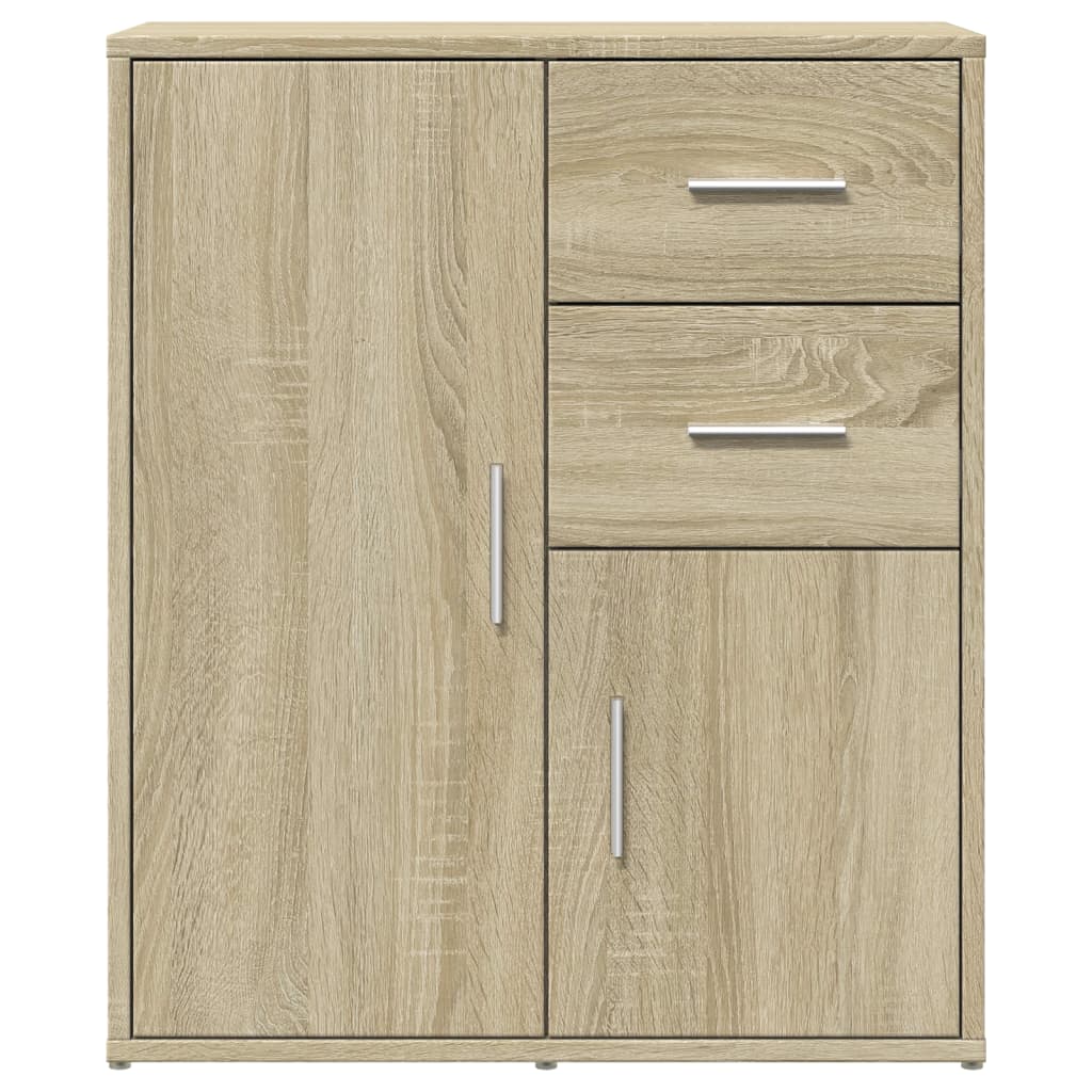Komoda 2 kom sonoma hrast 60 x 31 x 70 cm od konstruiranog drva