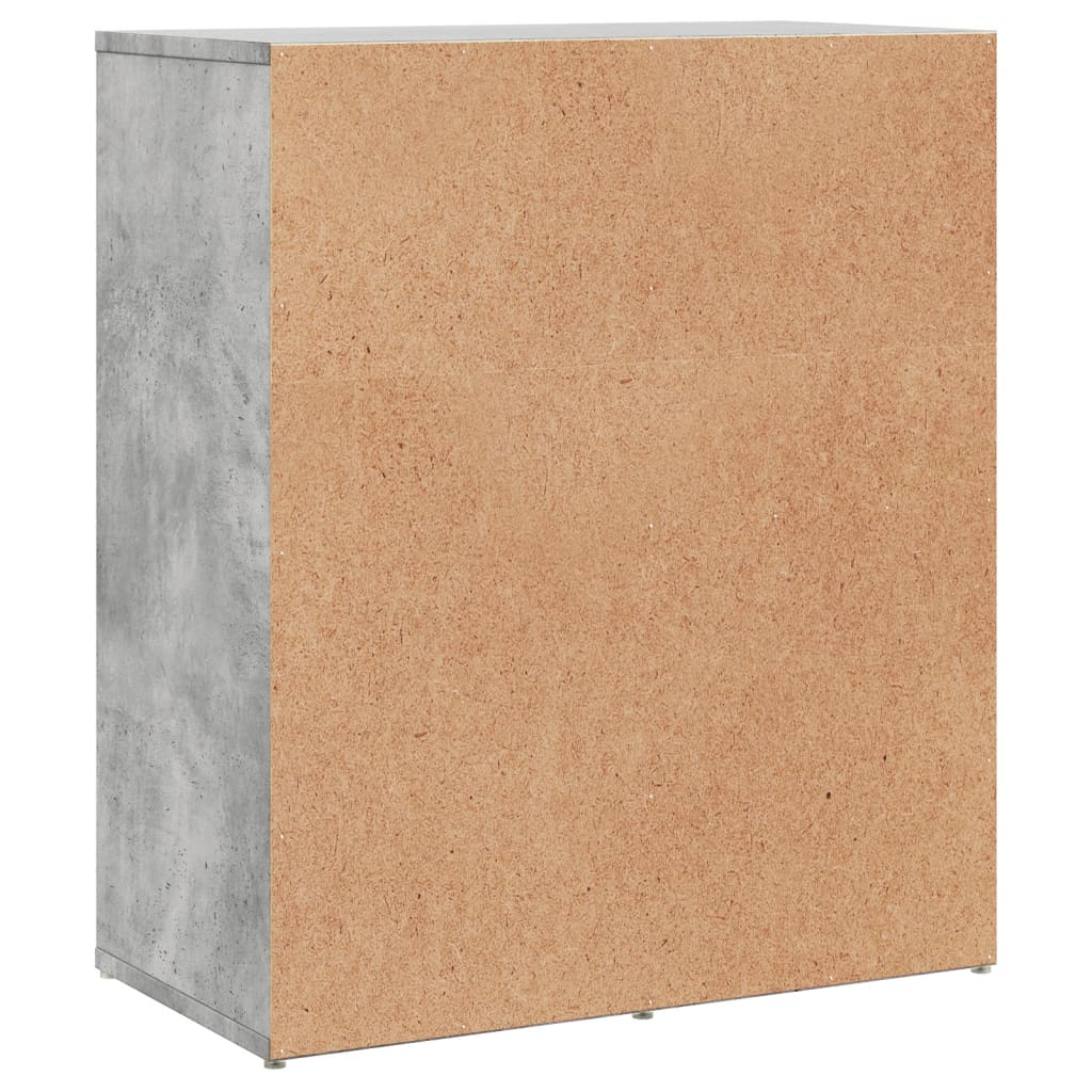 Komode 2 kom beton sive 60 x 31 x 70 cm od konstruiranog drva
