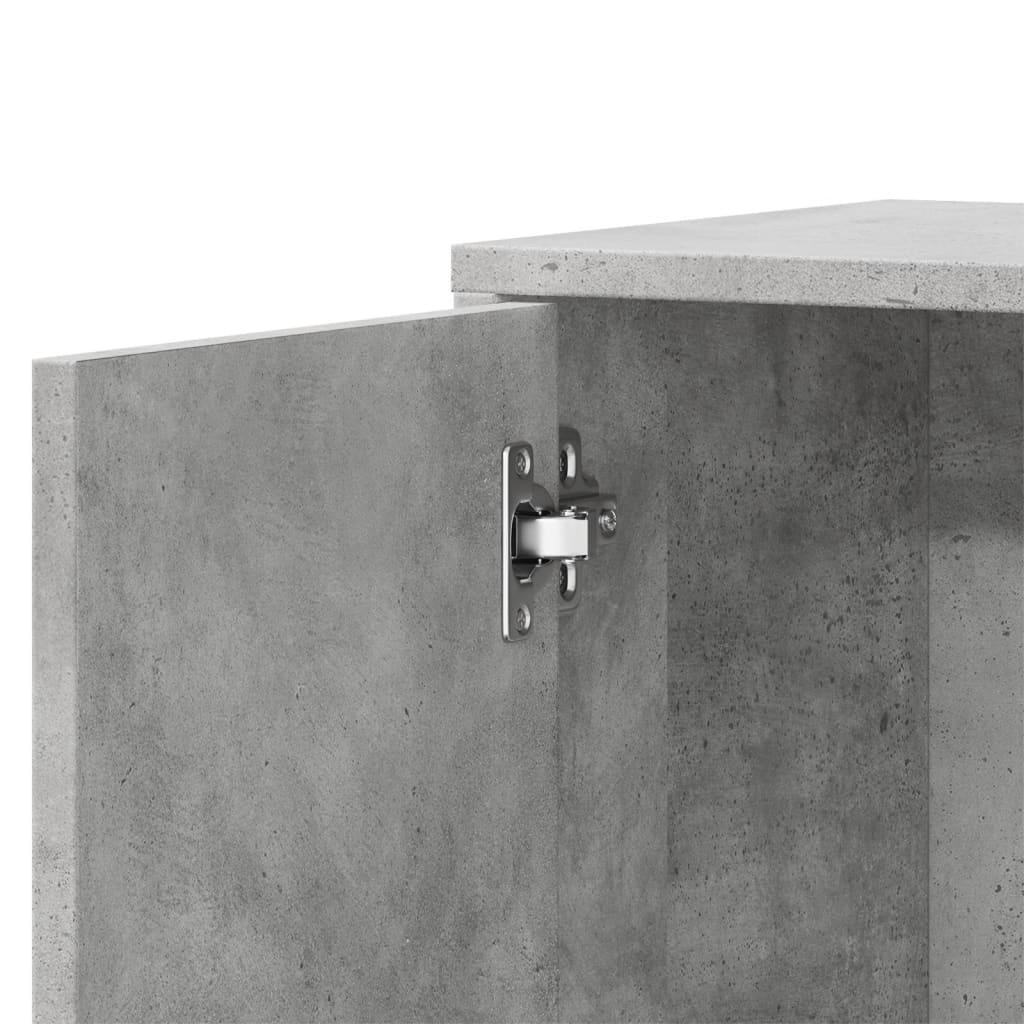 Komode 2 kom beton sive 60 x 31 x 70 cm od konstruiranog drva