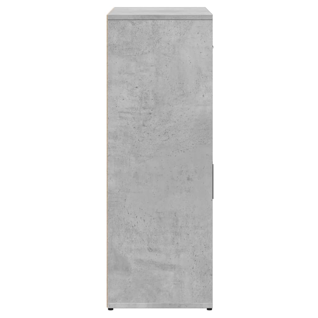 Komoda 2 kom siva boja betona 60x30x84 cm od konstruiranog drva