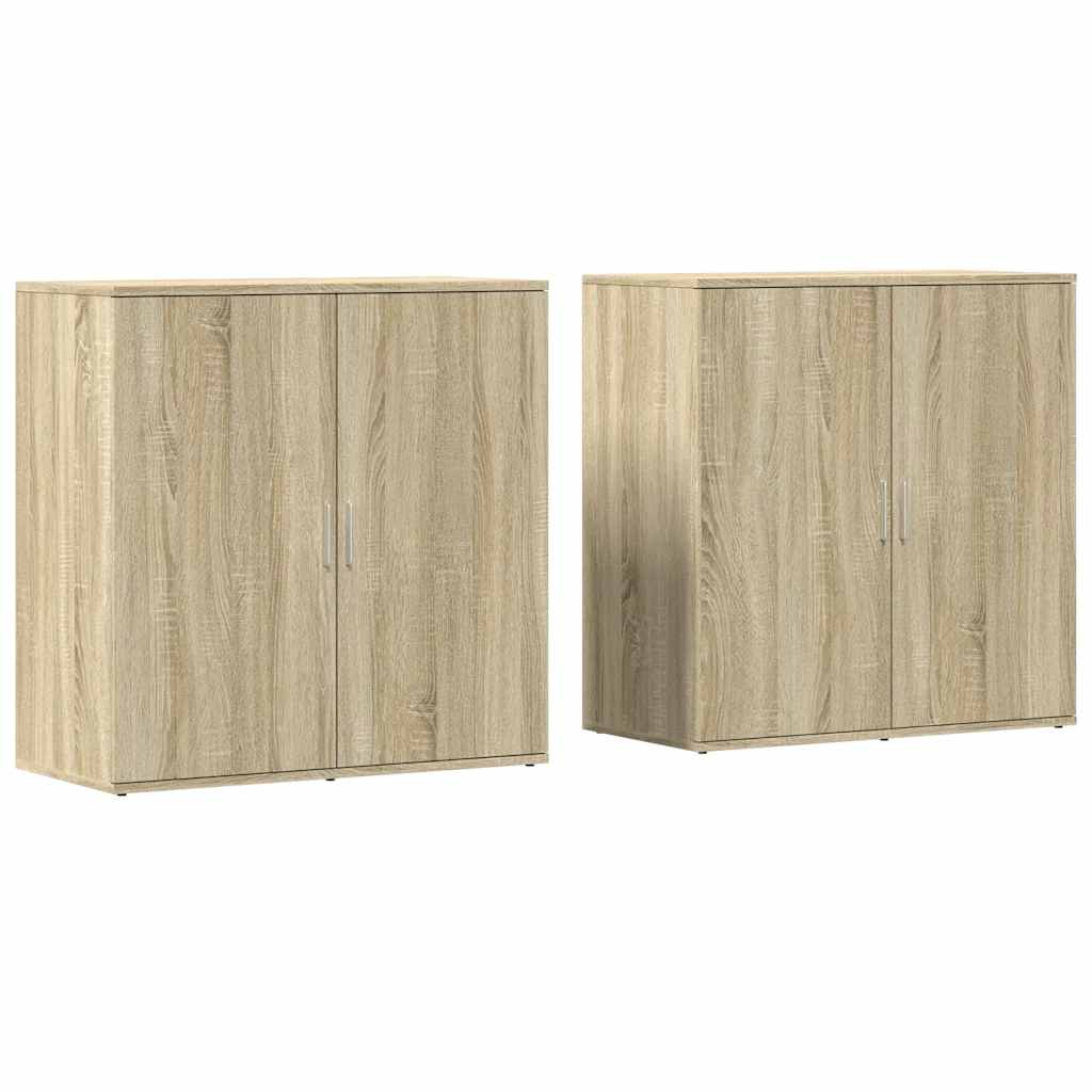 Komoda 2 kom sonoma hrast 79x38x80 cm od konstruiranog drva
