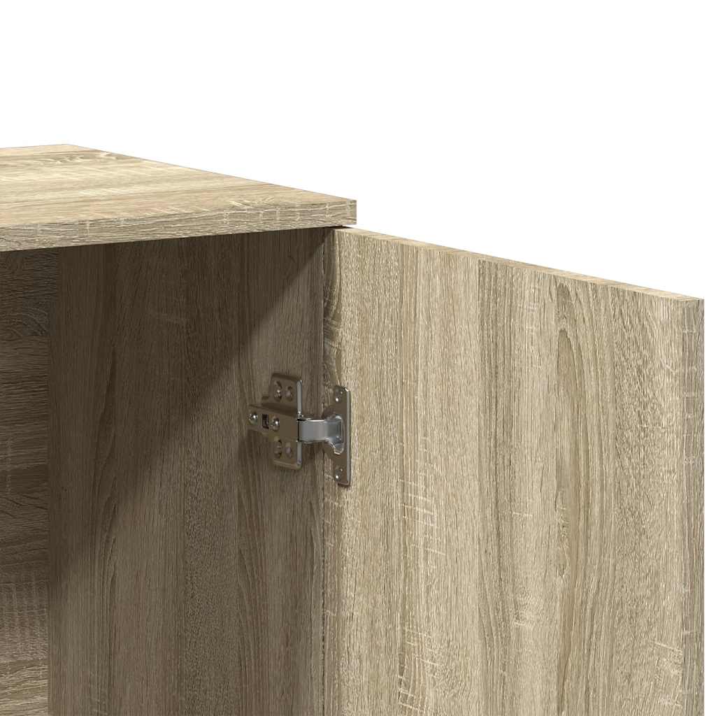 Komoda 2 kom sonoma hrast 79x38x80 cm od konstruiranog drva
