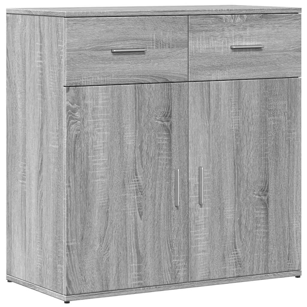 Komoda 2 kom boja hrasta sonome 79x38x80 cm konstruiranog drva
