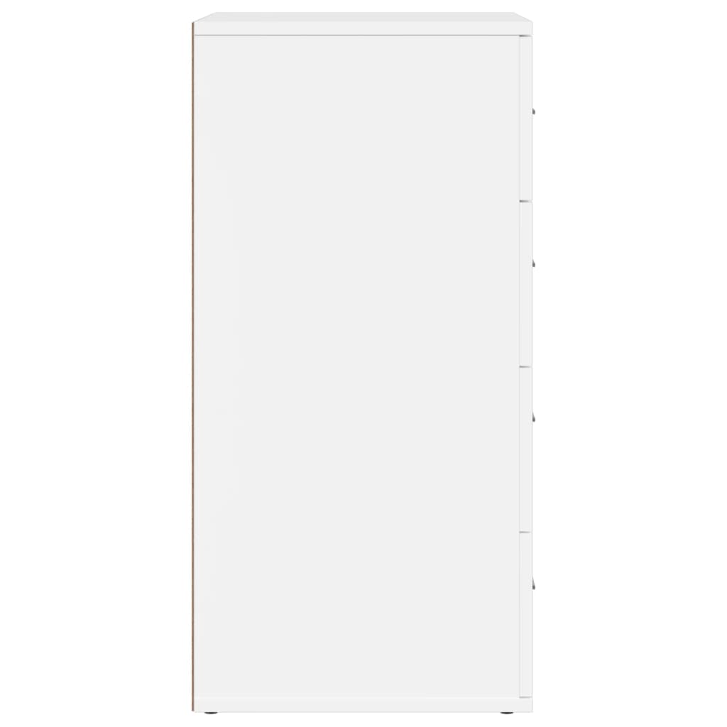 Komoda 2 kom bijela 60x39x80 cm od konstruiranog drva
