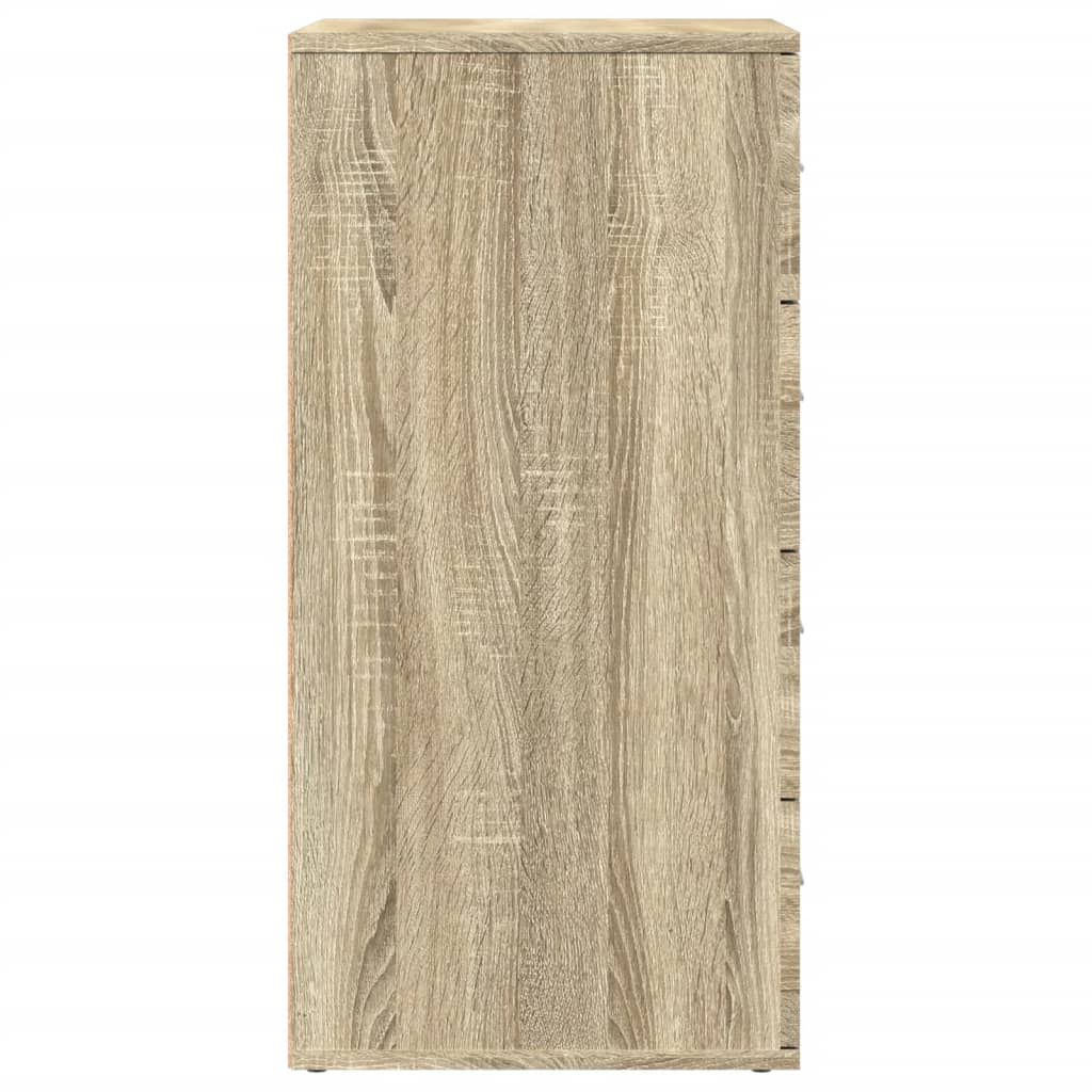 Komoda 2 kom boja hrasta sonome 60x39x80 cm konstruiranog drva