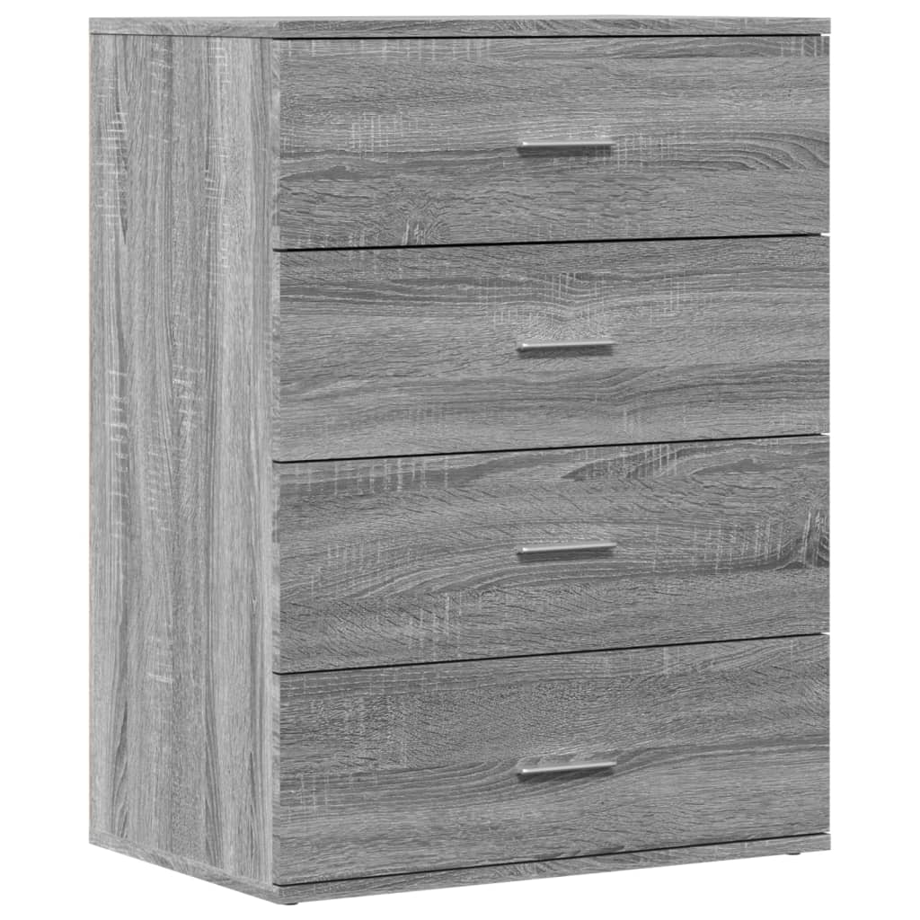 Komoda 2 kom boja hrasta sonome 60x39x80 cm konstruiranog drva