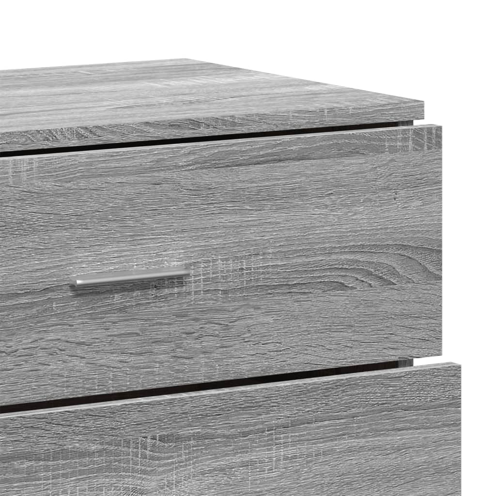 Komoda 2 kom boja hrasta sonome 60x39x80 cm konstruiranog drva