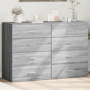 Komoda 2 kom boja hrasta sonome 60x39x80 cm konstruiranog drva