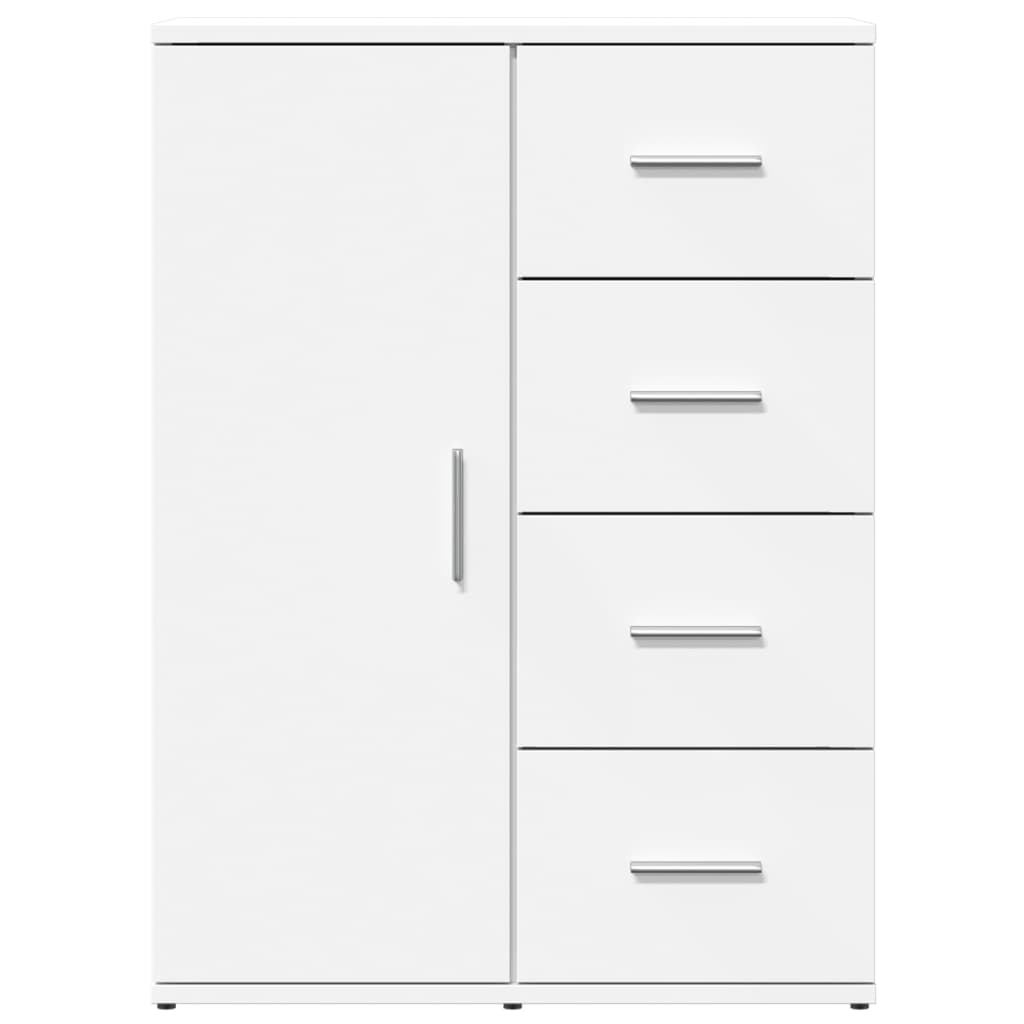 Komoda 2 kom bijela 59 x 39 x 80 cm od konstruiranog drva