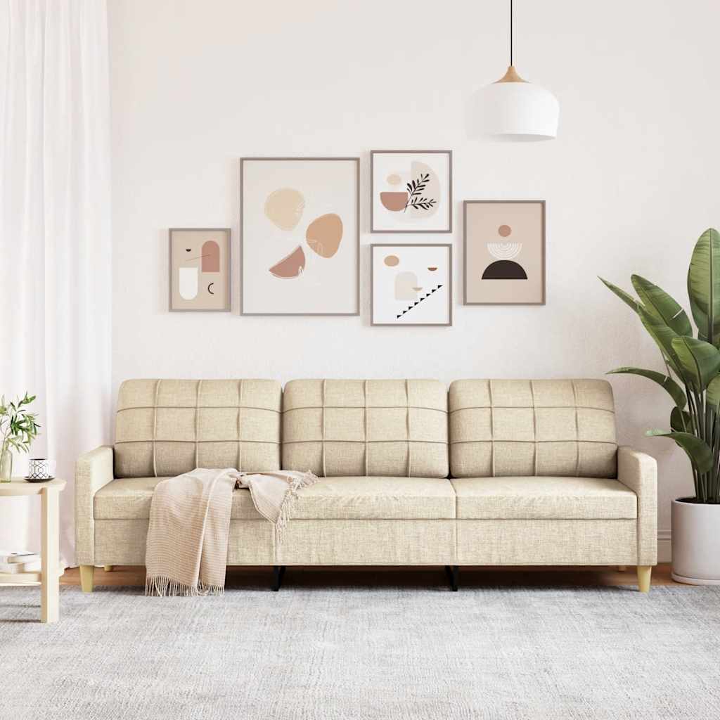 Trosjed od tkanine krem 210 cm
