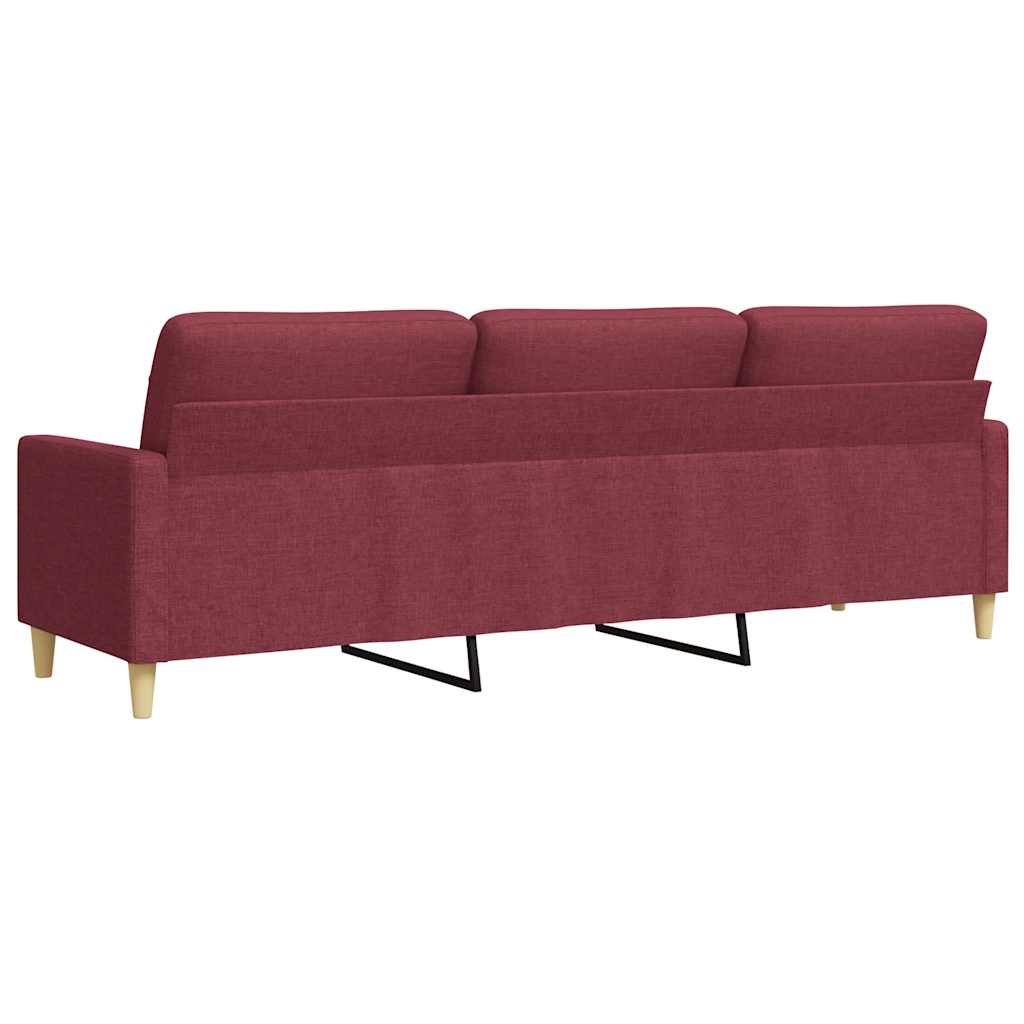 Trosjed od tkanine crvena boja vina 210 cm