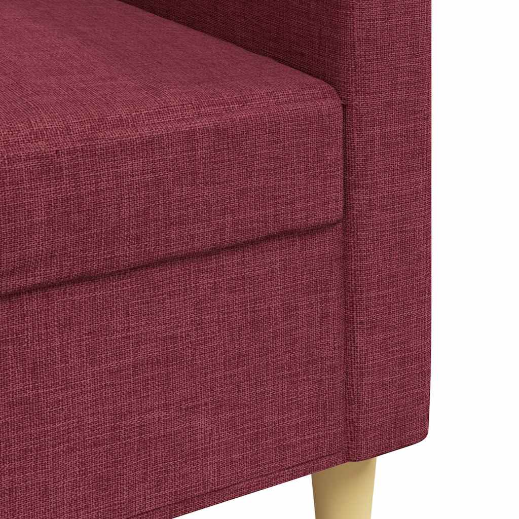 Trosjed od tkanine crvena boja vina 210 cm