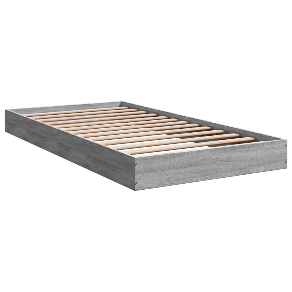 Okvir za krevet boja hrasta 100x200 cm od konstruiranog drva