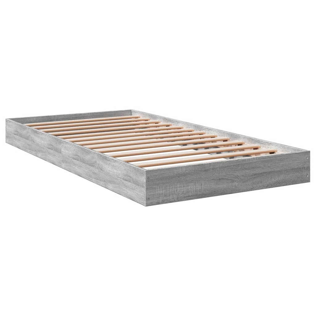 Okvir za krevet boja hrasta 100x200 cm od konstruiranog drva
