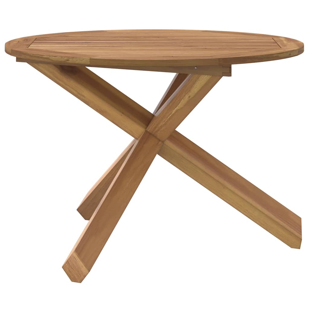 Vrtni stol Ø109x74 cm Masivno tikovino