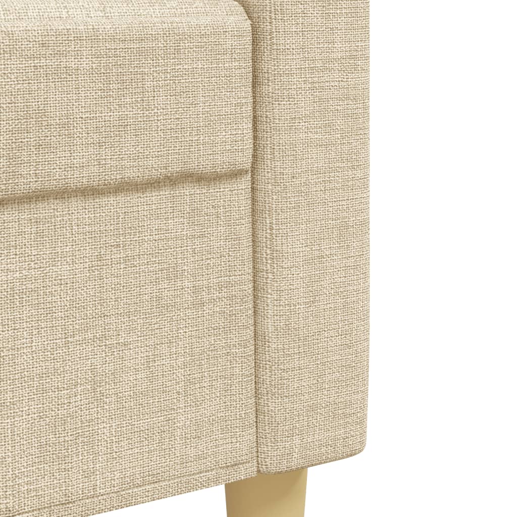 3-dijelni set sofa krem od mikrovlakana