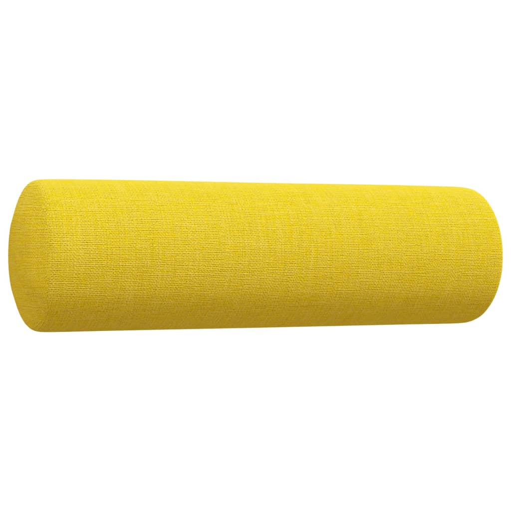 4-dijelni set sofa s tabureom i jastucima svjetlosivi tkanina