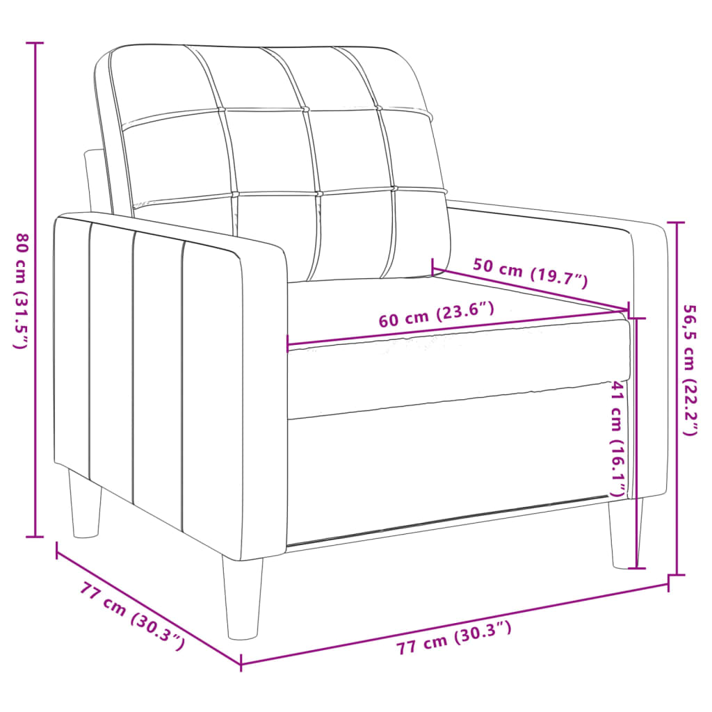 3-dijelni set sofa s jastucima svjetlosivi baršunasti
