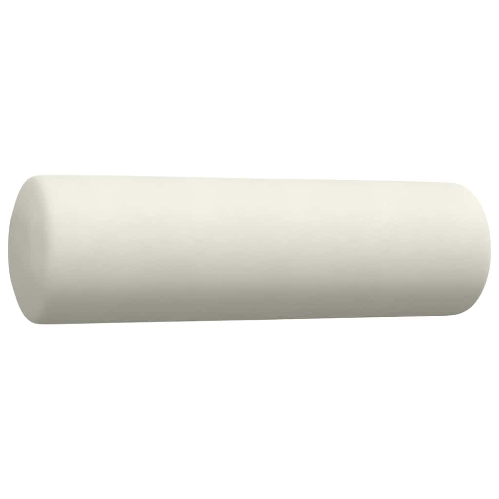 3-dijelni set sofa s jastucima krem baršunasti