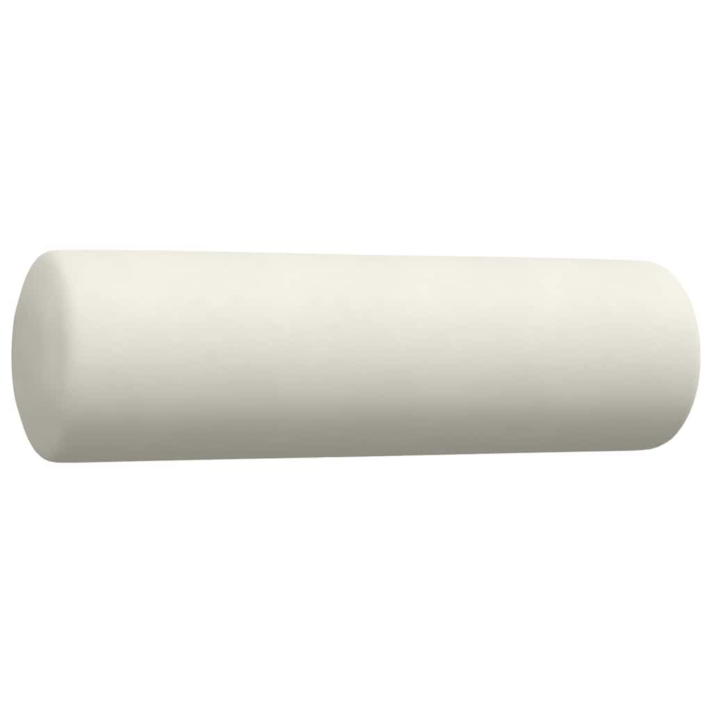2-dijelni set sofa s jastucima krem baršunasti