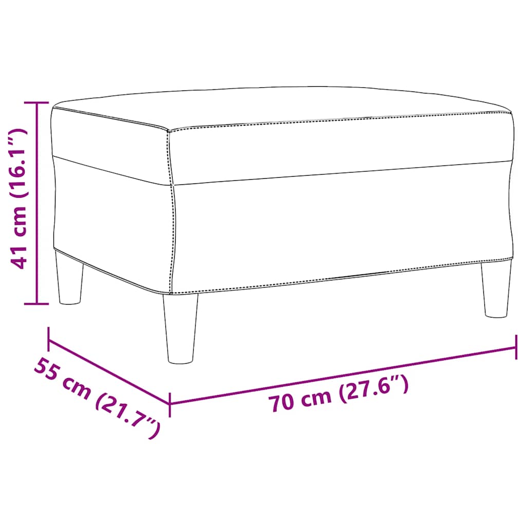 3-dijelni set sofa s jastucima smeđi baršunasti