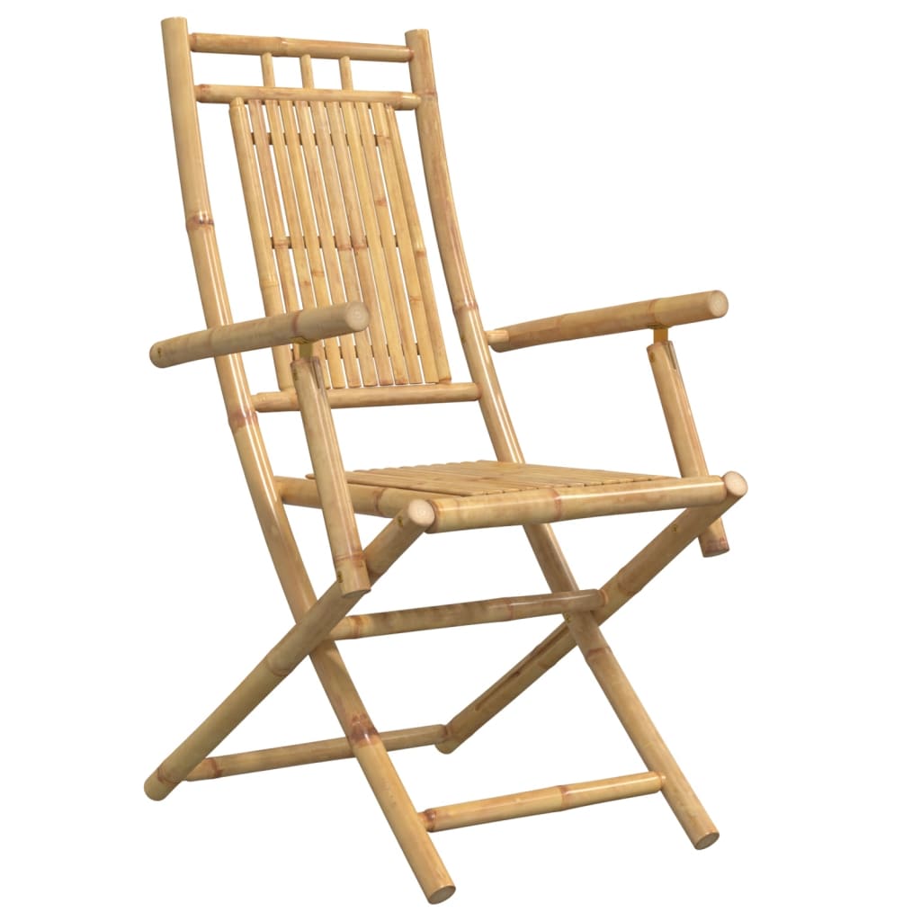 Sklopive vrtne stolice 8 kom 53 x 66 x 99 cm od bambusa