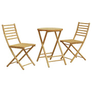 3-dijelni bistro set od bambusa