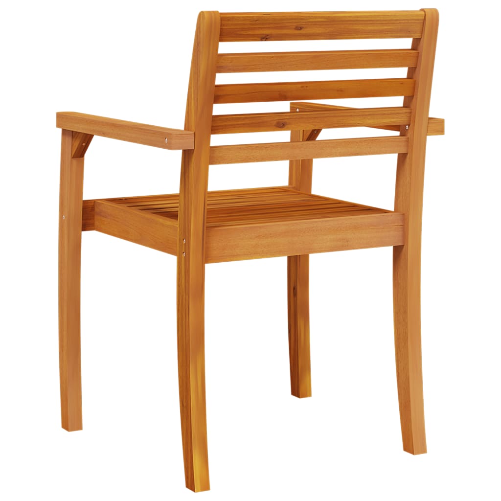 Vrtne stolice 4 kom 59x55x85 cm od masivnog bagremovog drva