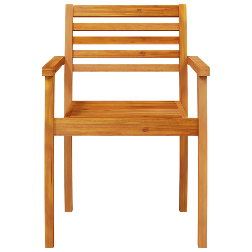 Vrtne stolice 8 kom 59x55x85 cm od masivnog bagremovog drva