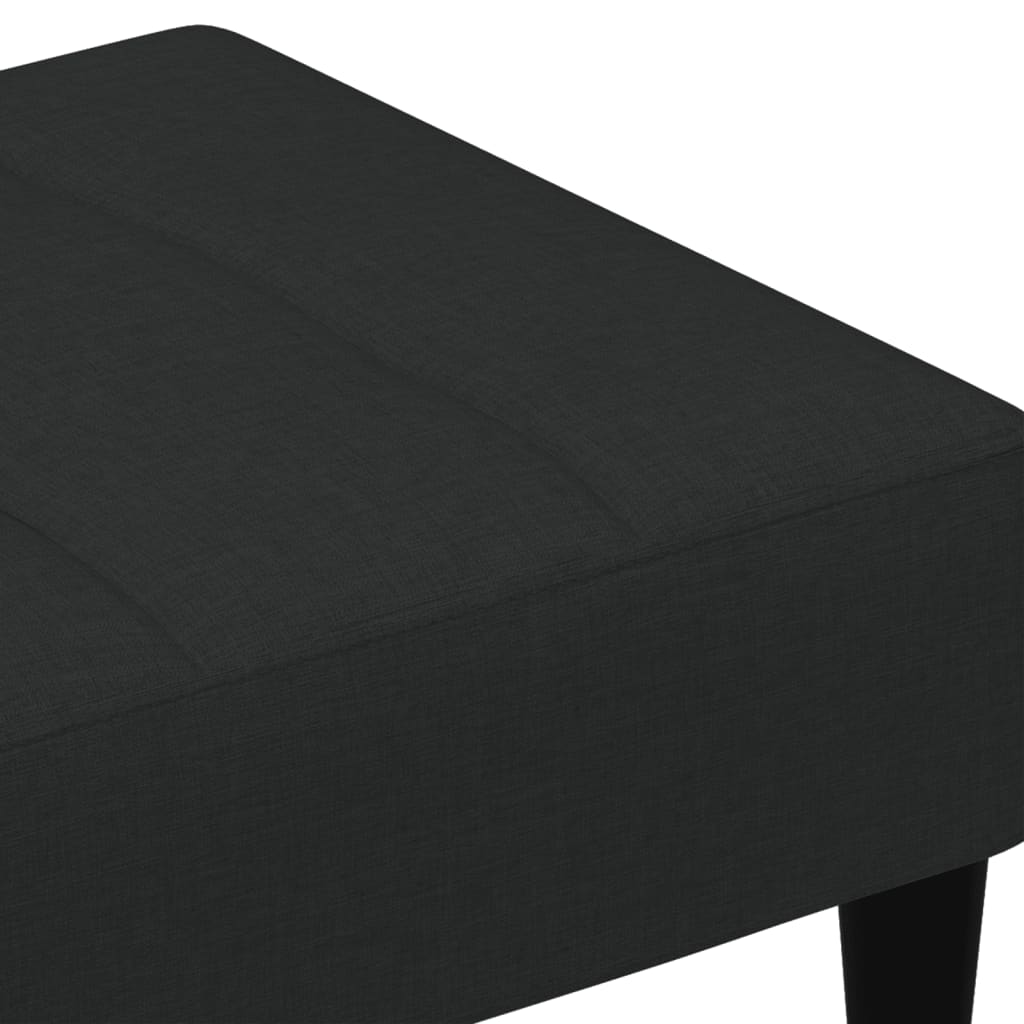 Tabure crni 77x55x31 cm baršunasti