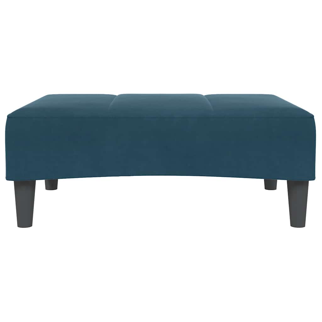 Tabure plavi 77x55x31 cm baršunasti