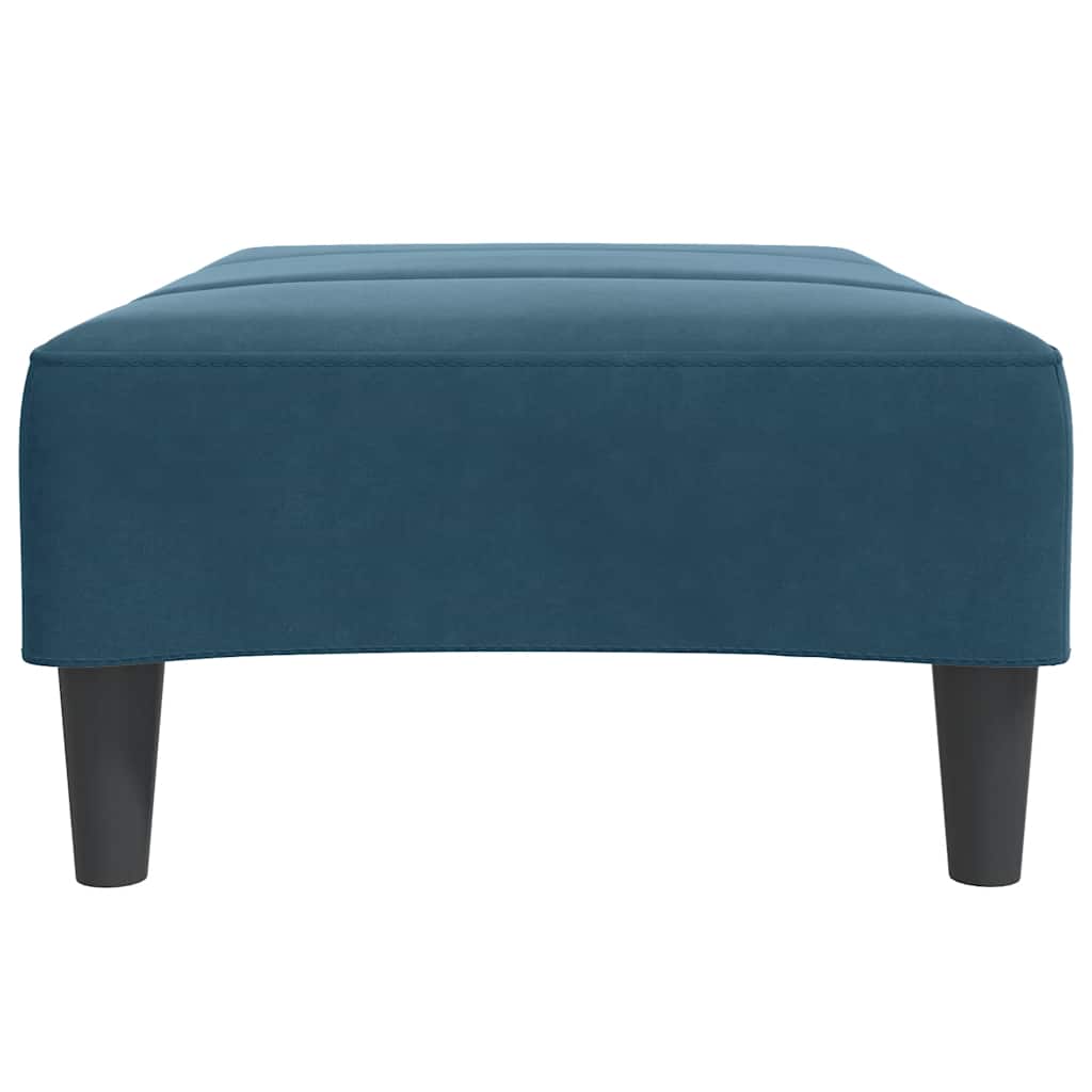 Tabure plavi 77x55x31 cm baršunasti