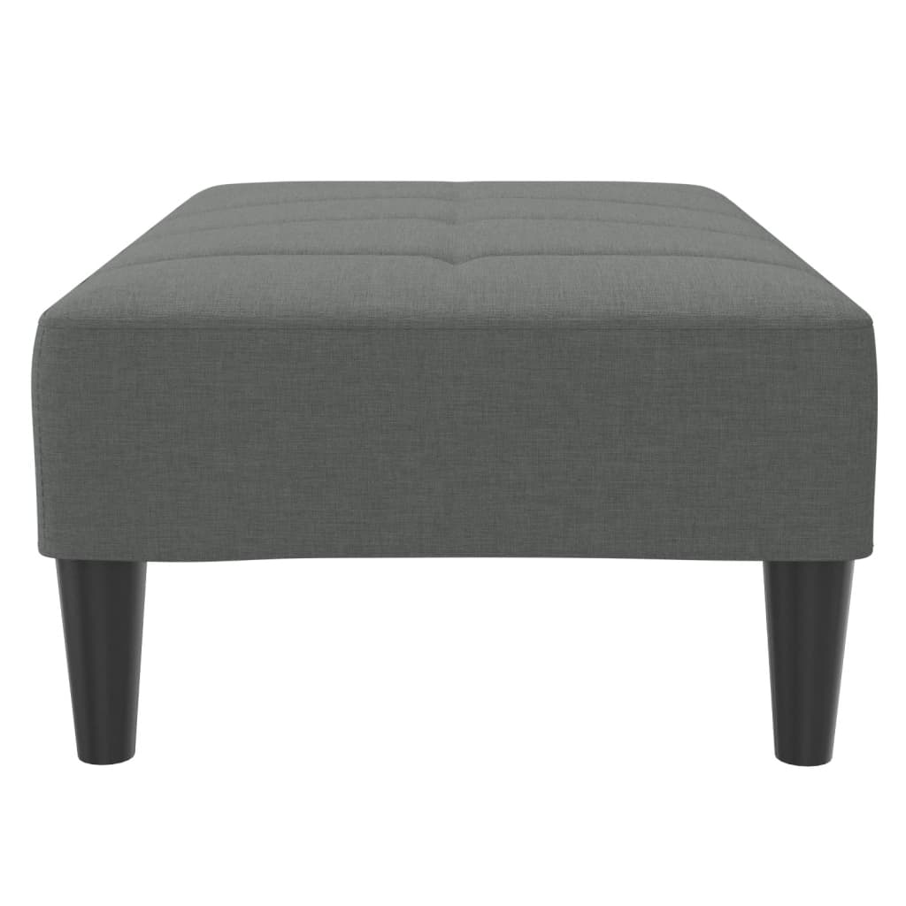 Tabure tamnosivi 77x55x31 cm od tkanine
