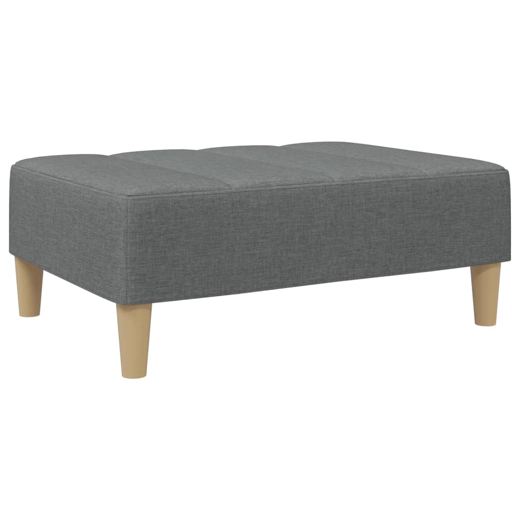 Tabure tamnosivi 77x55x31 cm od tkanine