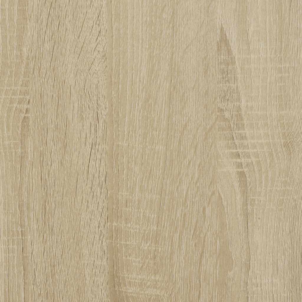 Okvir za krevet boja hrasta 200x200cm konstruirano drvo i metal