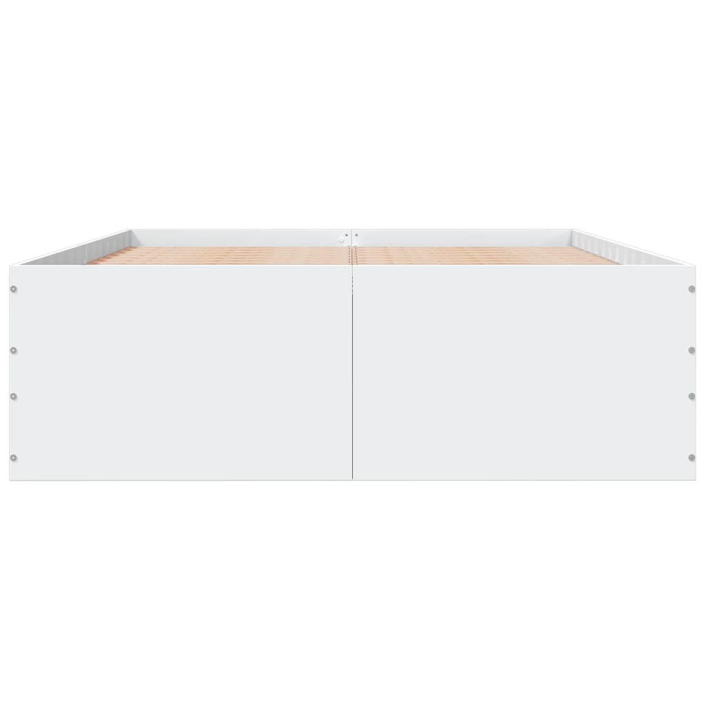Okvir za krevet bijeli 120x190 cm konstruirano drvo