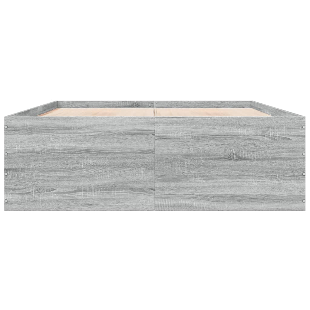 Okvir za krevet boja hrasta 120x190 cm od konstruiranog drva