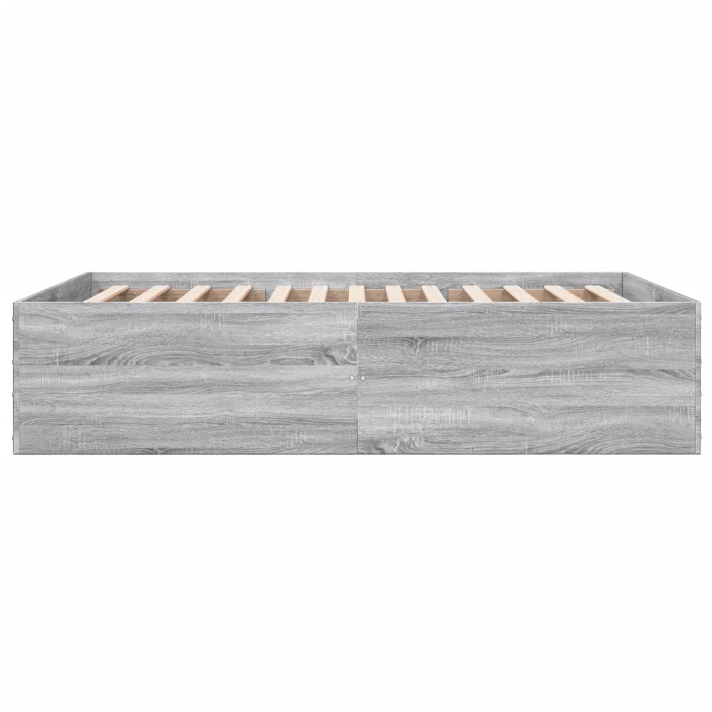 Okvir za krevet boja hrasta 120x190 cm od konstruiranog drva