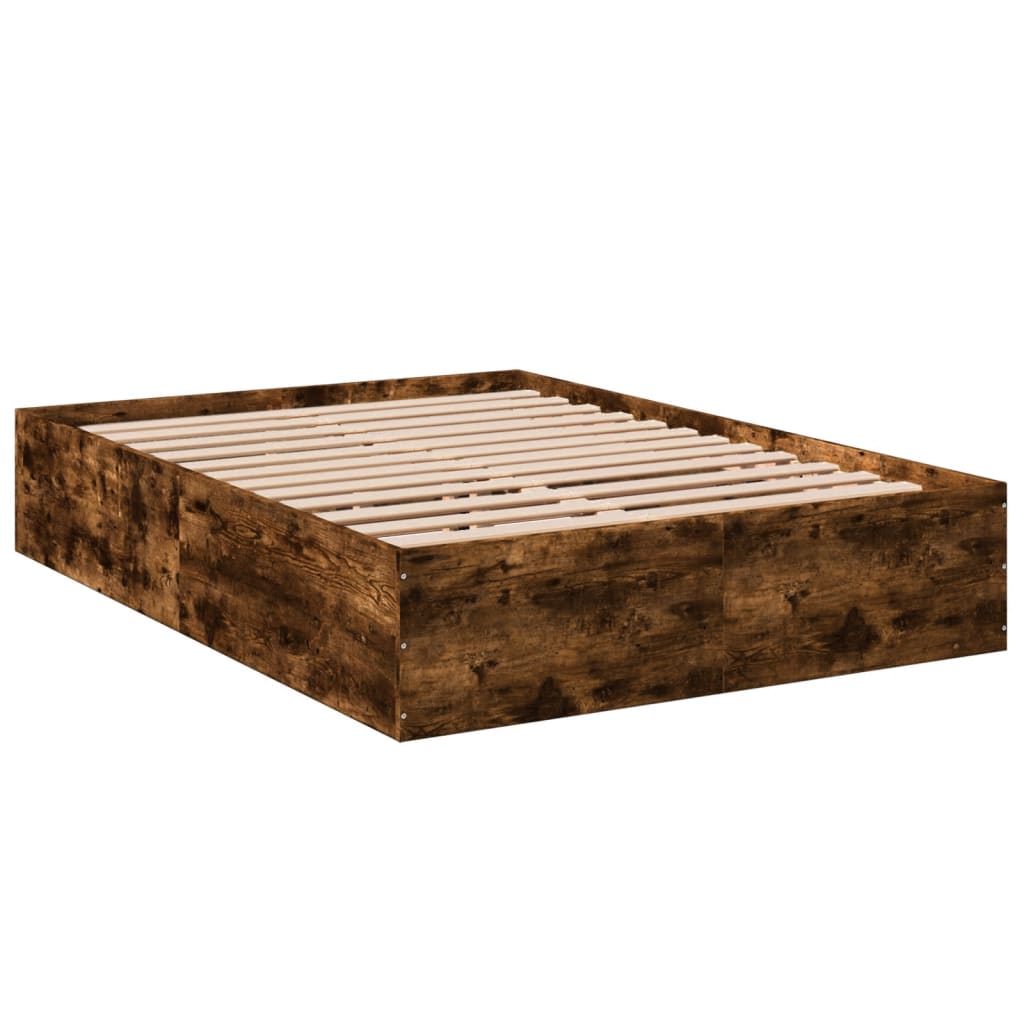 Okvir za krevet boja hrasta 120x190 cm konstruirano drvo