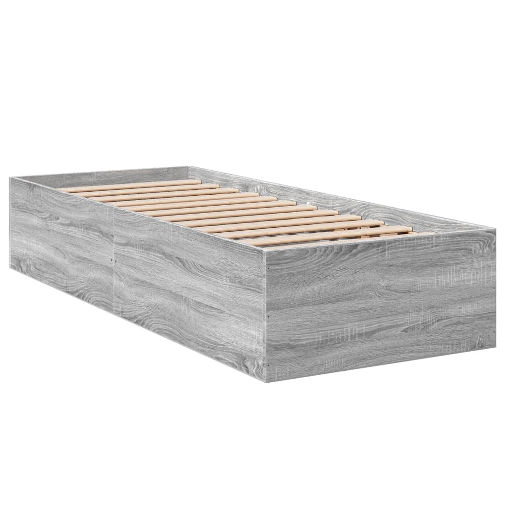 Okvir za krevet boja hrasta 100x200 cm od konstruiranog drva
