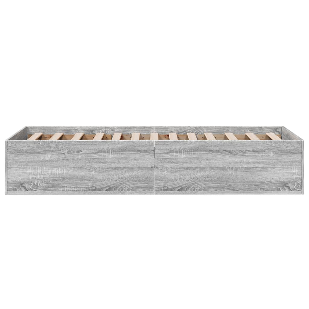 Okvir za krevet boja hrasta 100x200 cm od konstruiranog drva