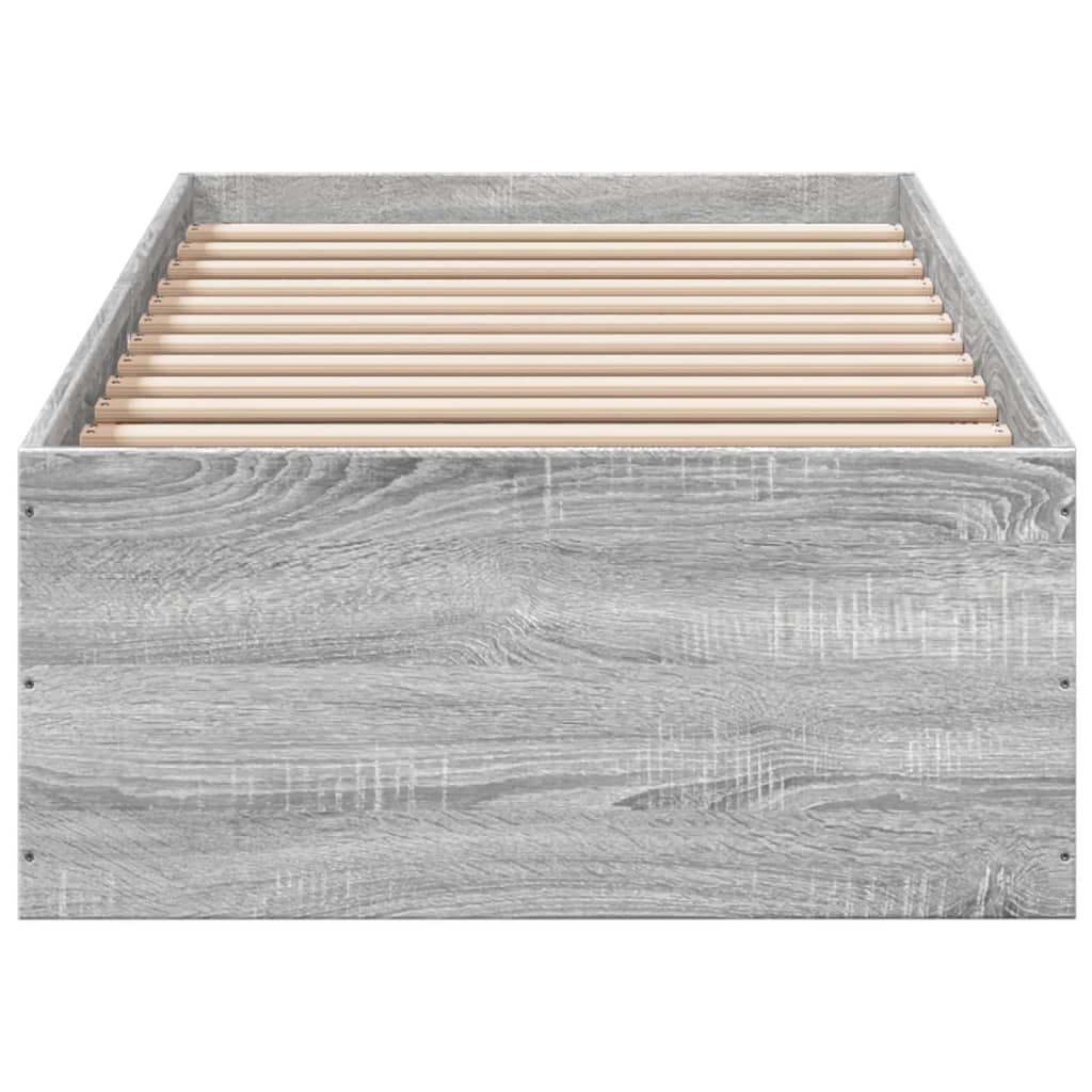 Okvir za krevet boja hrasta 90x200 cm od konstruiranog drva