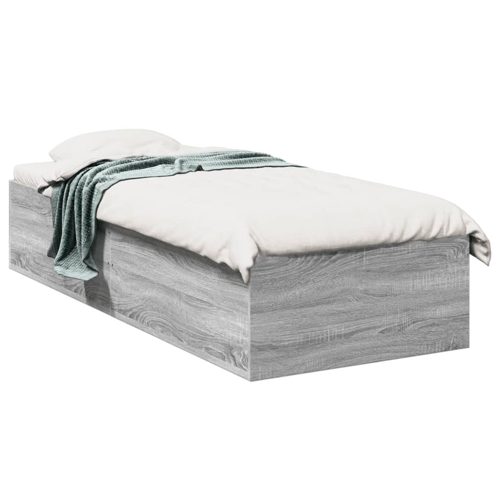 Okvir za krevet boja hrasta 90x200 cm od konstruiranog drva