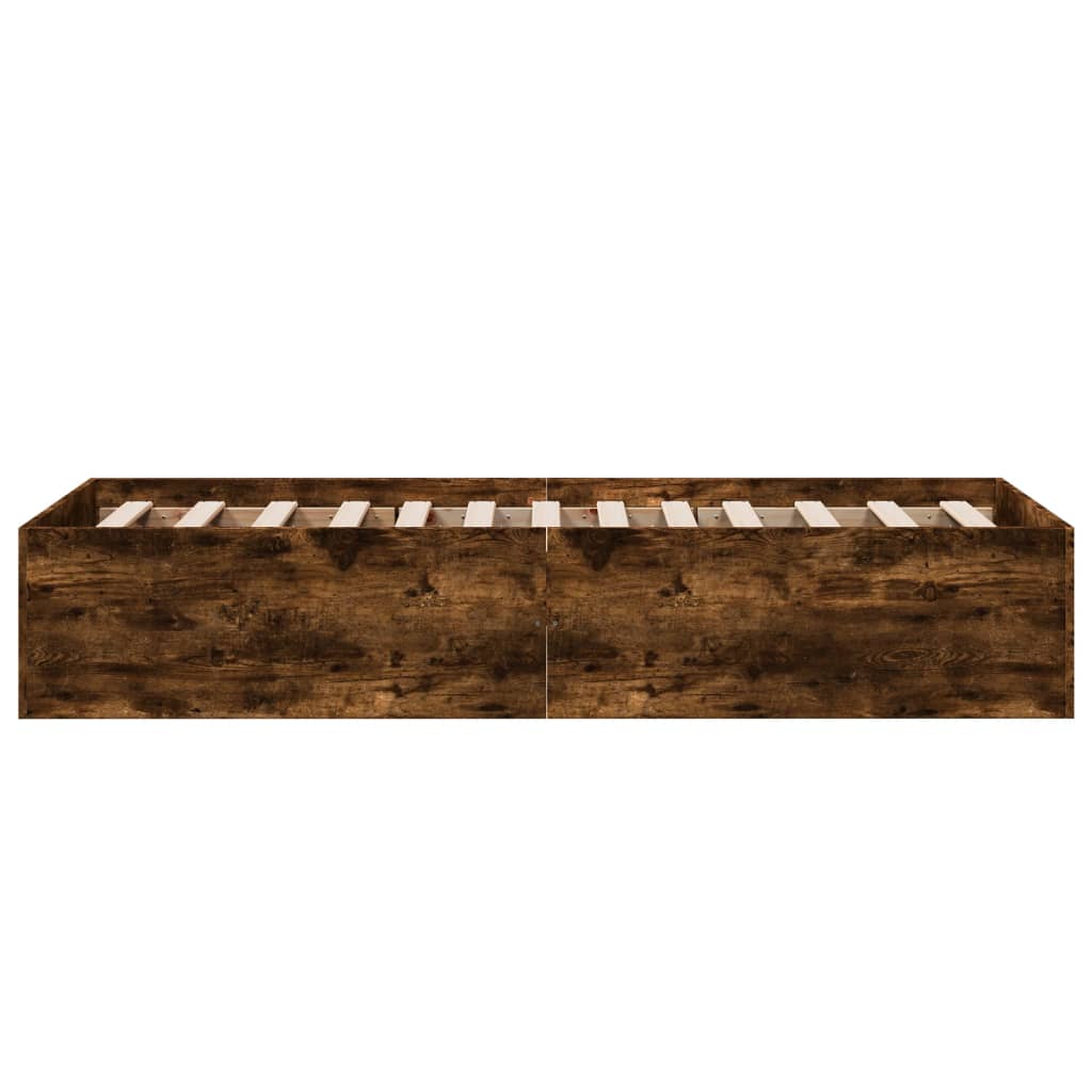 Okvir za krevet boja hrasta 90x190 cm konstruirano drvo