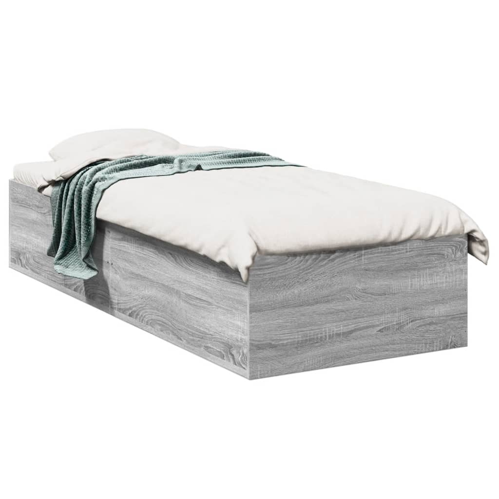 Okvir za krevet boja hrasta 90x190 cm od konstruiranog drva