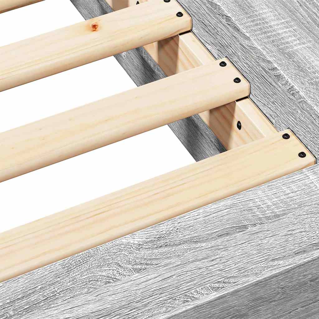 Okvir za krevet boja hrasta 100x200 cm od konstruiranog drva