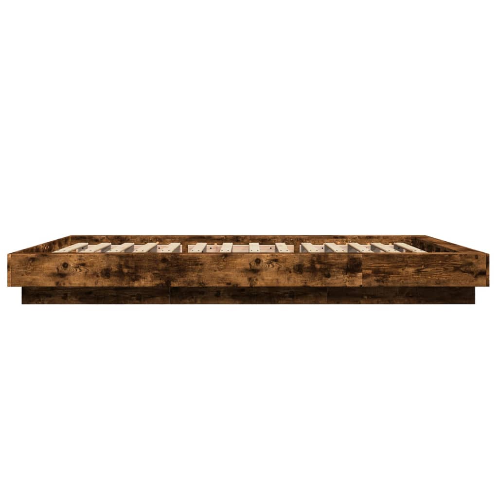 Okvir za krevet boja hrasta 140x190 cm konstruirano drvo