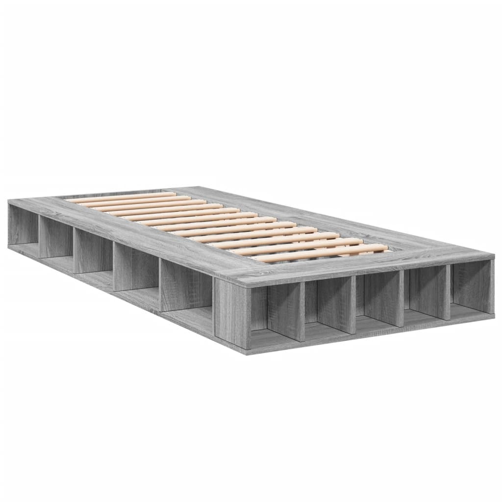 Okvir za krevet boja hrasta 100x200 cm od konstruiranog drva